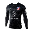 Officiële Voetbalshirt + Korte Broek Doelman Atlético Madrid Thuis 2024-25 Lange Mouw - Kids